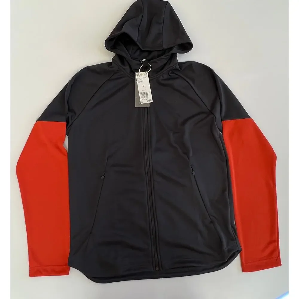 Adidas Men's Athletics Team Issue Full-Zip Fleece Hoodie Ti Lite Hoody2 DH9071 M